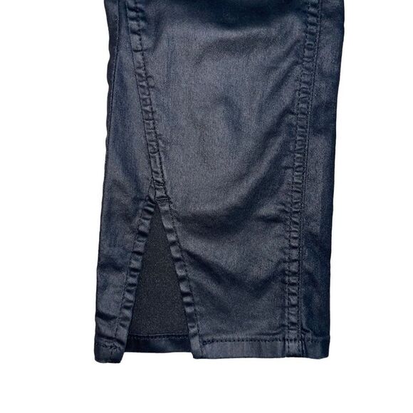 Free people We the free black Spellbound Coated Bootcut Jeans size 24 - Picture 8 of 10